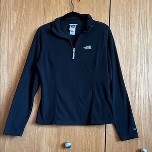 The North Face Black Quarter-Zip Fleece Top